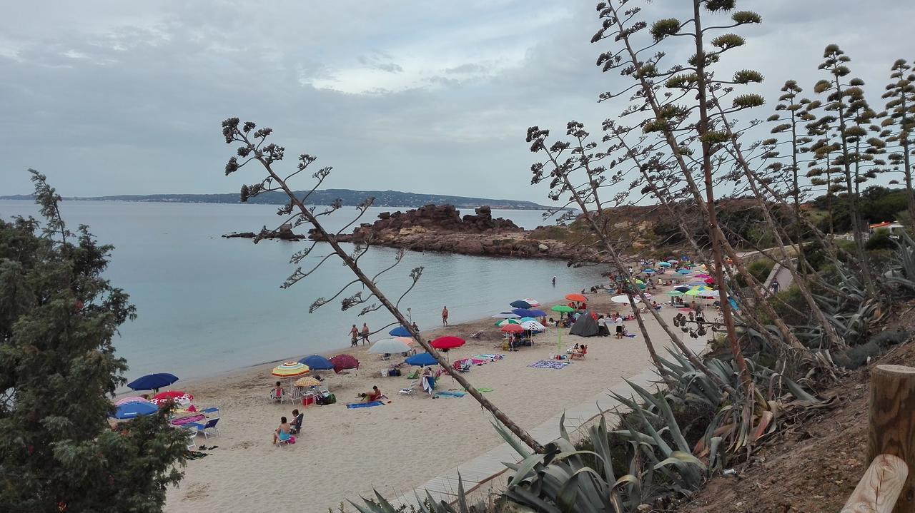 Le Caravelle Villa Portoscuso Bagian luar foto